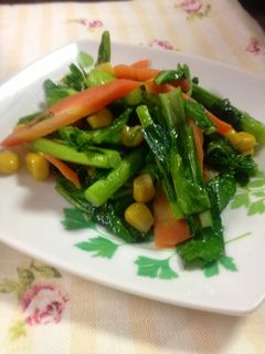 菜の花の塩炒め-レシピのメイン写真