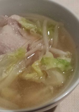 簡単！春キャベツと豚バラのほっこりスープ-レシピのメイン写真