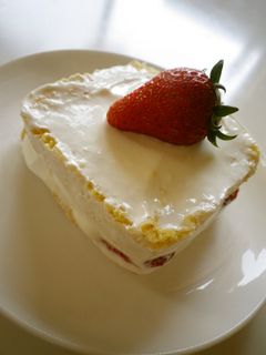 電子レンジで!ショートケーキ♡-レシピのメイン写真