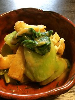 チンゲン菜の酢みそ和え-レシピのメイン写真