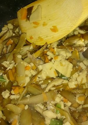 ノンオイルヘルシー★高野豆腐炒め-レシピのメイン写真