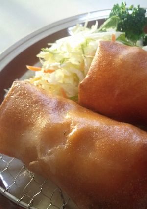 素材の旨味で味付不要！海老とベーコン春巻-レシピのメイン写真
