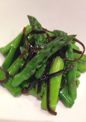 アスパラの塩昆布和え-レシピのメイン写真