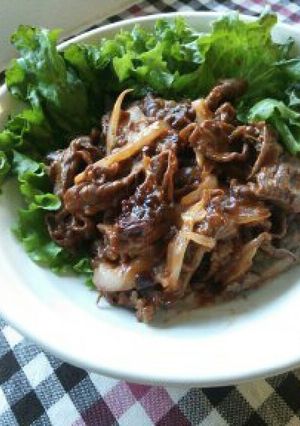 子供が喜ぶ♪牛肉のケチャップ炒め♪-レシピのメイン写真