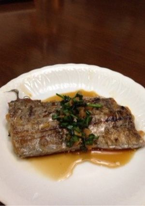 太刀魚のグリル香味じょうゆがけ-レシピのメイン写真
