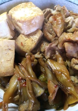 豚肉でピリ辛肉豆腐-レシピのメイン写真