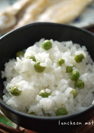 春色豆ご飯☆グリンピースご飯♪-レシピのメイン写真