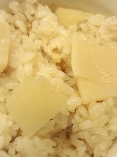色濃いめ★簡単たけのこご飯-レシピのメイン写真