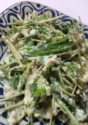 水菜の和風豆腐サラダ6/24改良➕写真-レシピのメイン写真