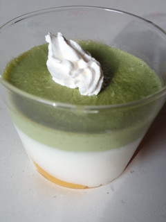 京都の宇治茶でプリン-レシピのメイン写真