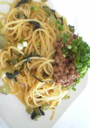 サッパリ!簡単！納豆スパゲッティ！-レシピのメイン写真