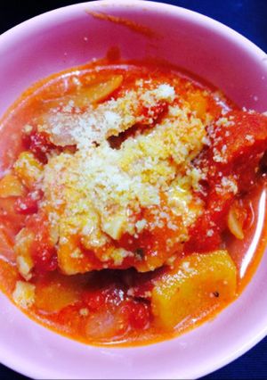 ★チーズたっぷり★チキンのトマト煮-レシピのメイン写真
