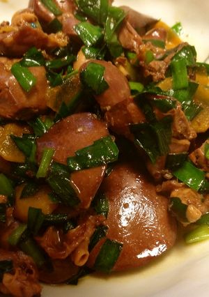 ニラ入り鶏レバーの甘辛煮-レシピのメイン写真