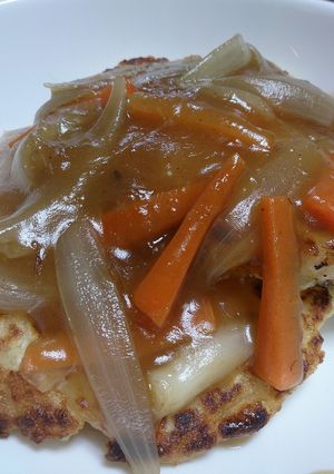 あんかけ豆腐ハンバーグ-レシピのメイン写真