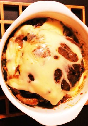 簡単！チーズカレーハンバーグドリア-レシピのメイン写真