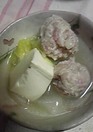 コク旨ベーコンと鶏胸肉のだんご-レシピのメイン写真