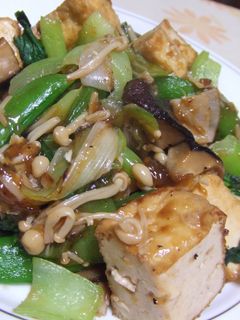 ご飯が進む♪厚揚げと野菜の簡単中華炒め-レシピのメイン写真