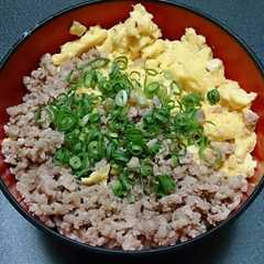 鳥そぼろ丼-レシピのメイン写真