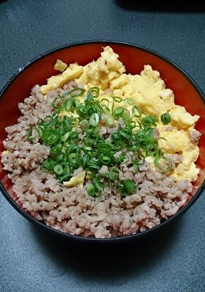 鳥そぼろ丼-レシピのメイン写真
