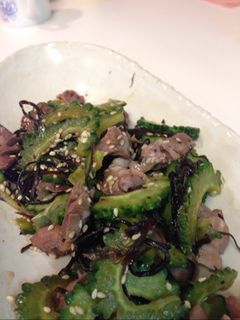 砂肝とゴーヤの塩昆布炒め-レシピのメイン写真