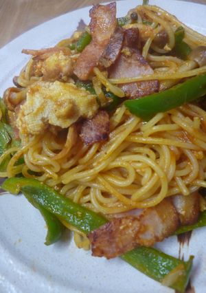 リメイク・豆腐ハンバーグ→スパゲッティー-レシピのメイン写真