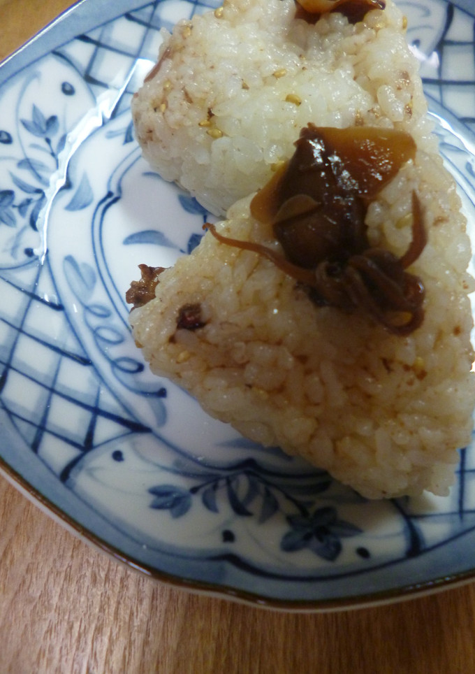 ほたるいかの佃煮のおにぎり-レシピのメイン写真