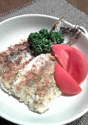 おからパウダーでふわふわ鰯の香草焼き♪-レシピのメイン写真