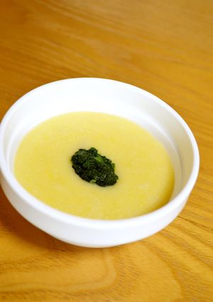 離乳食*中期～『高野豆腐入コーンスープ』-レシピのメイン写真
