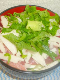 パパのマグロ丼②-レシピのメイン写真