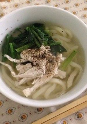 簡単さっぱり塩レモンうどん（´౿`）-レシピのメイン写真