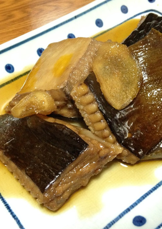 アカエイの煮付け-レシピのメイン写真