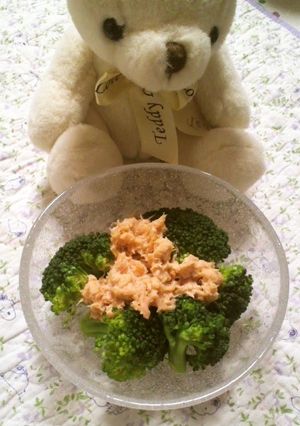 いつもあなたと 簡単 鮭マヨブロッコリ-レシピのメイン写真