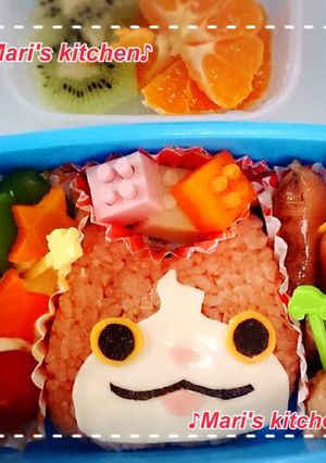 幼稚園最後☆キャラ弁☆ジバニャン☆風-レシピのメイン写真
