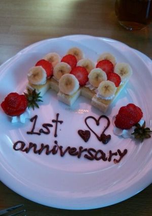 チーズケーキでお祝いプレート☆-レシピのメイン写真