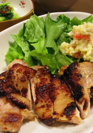 ワンルームご飯★鶏モモdeテキ-レシピのメイン写真