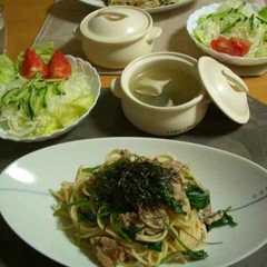 あっさりパスタ（梅味）-レシピのメイン写真
