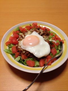 簡単!ロコモコ★タコライス風-レシピのメイン写真
