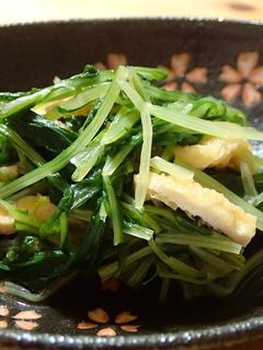 水菜と油揚げの煮浸し-レシピのメイン写真