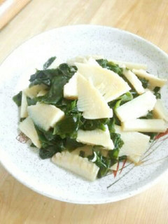 たけのことわかめの酢の物-レシピのメイン写真