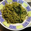 ニラの中華風パスタ