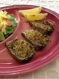 初がつおの緑茶パン粉焼き-レシピのメイン写真
