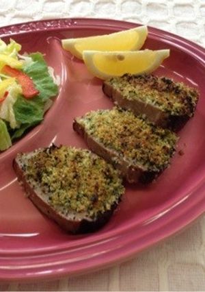 初がつおの緑茶パン粉焼き-レシピのメイン写真