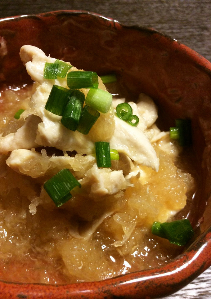 鶏むね肉のみぞれ和え-レシピのメイン写真