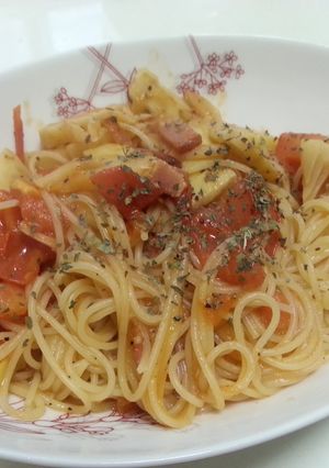 筍トマトパスタ-レシピのメイン写真