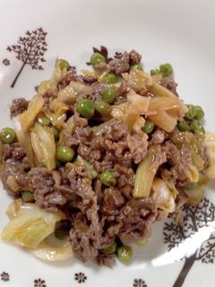 牛肉とキャベツのケチャップ炒め-レシピのメイン写真