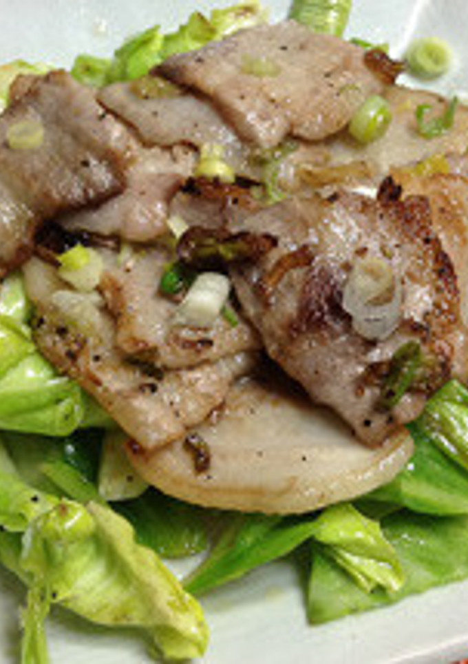 簡単　豚肉のネギ塩焼き-レシピのメイン写真