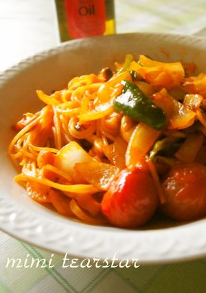 スパイシーな　ナポリタンスパゲティ　-レシピのメイン写真