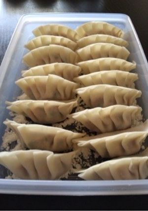 大量生産‼︎ギョウザ冷凍(^^)-レシピのメイン写真