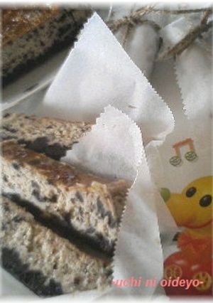 OREOも入れて♪大好きチーズケーキバー-レシピのメイン写真