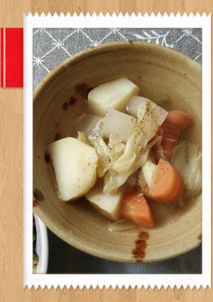野菜ゴロゴロ具だくさん野菜スープ-レシピのメイン写真